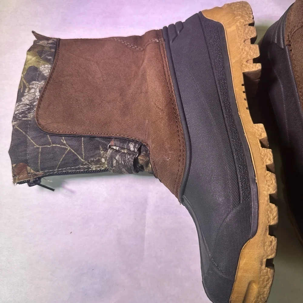 Ozark Trail Kids' Brown and Black Outdoor Boots